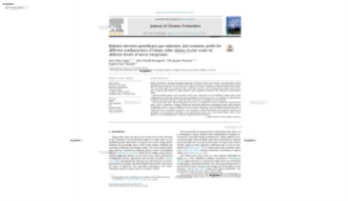 Relation between greenhouse gas emissions and economic profit for different configurations of biogas value chains: A case study on different levels of sector integration